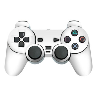 Skin Para Ps2 Controle Adesivo - Branco Skin Para Ps2 Controle Adesivo - Branco