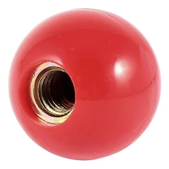 40 Mm Dia Rosca Hembra Roja Plastico Puerta Bola Palanca