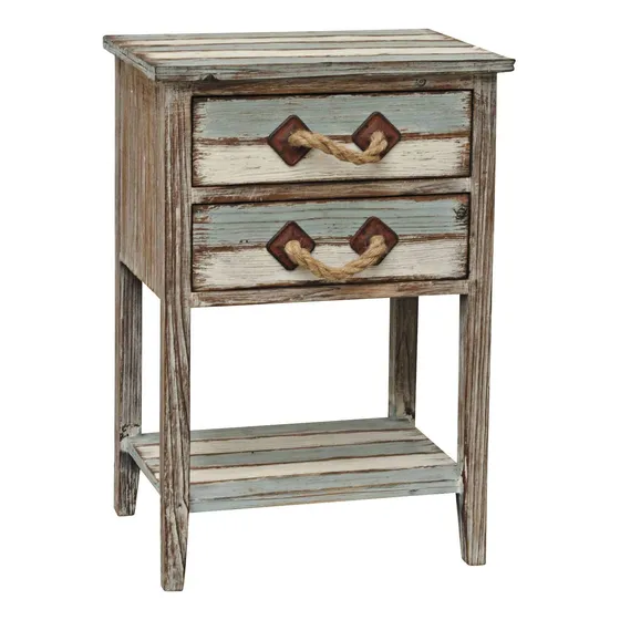 Crestview Collection Nantucket Weathered Mesa Accent Madera