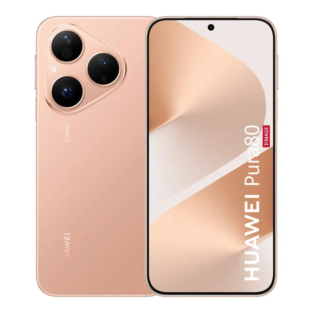 Celular Huawei Pura 80 12+256gb Dual Sim, Dorado, Cámara Ultra Chroma, Bordes Planos, Supercharge 66w