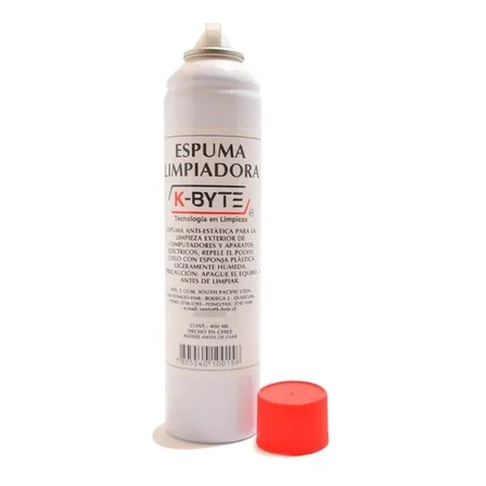 Espuma Limpiadora Exterior Equipos Electrónicos 400ml K-byte