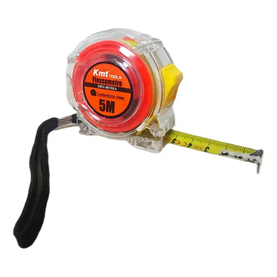 Huincha Medir Transparente 5metros 19mm Cinta Métrica Metro