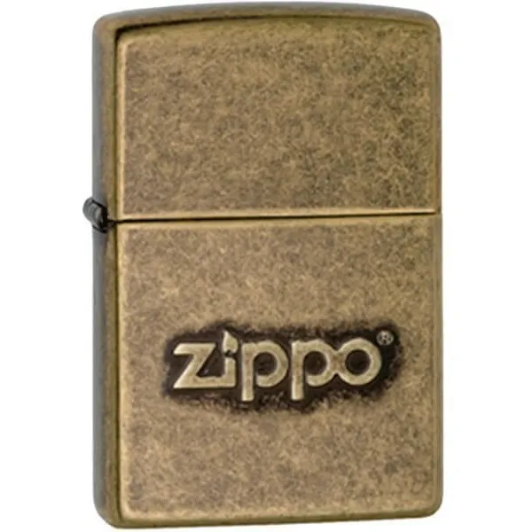Encendedor Zippo Con Logo De Laton Antiguo