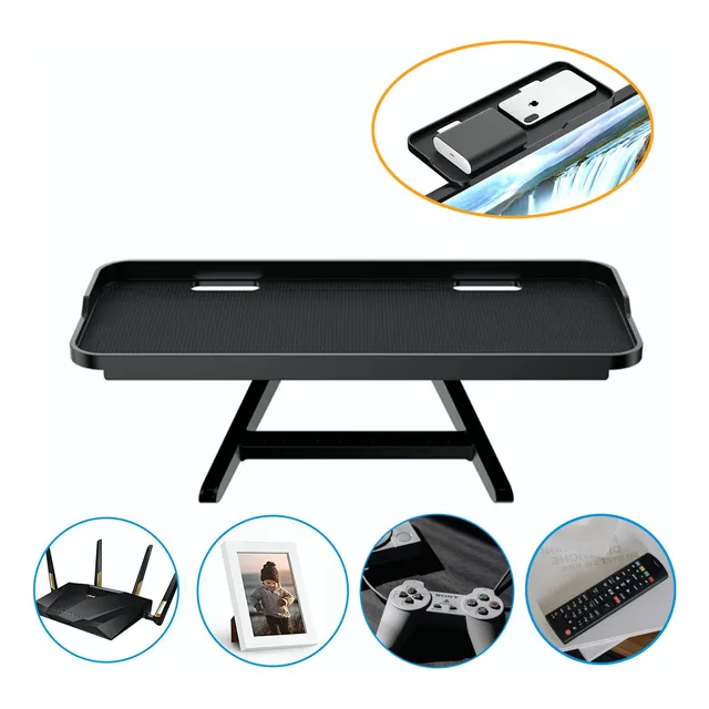 Soporte Tv Base Pantallas Repisa Estante Organizador Modem