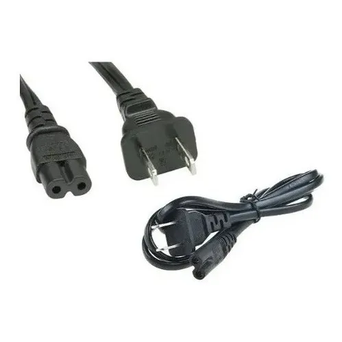 Cable De Corriente Alimentacion Tipo Ocho 8 De 2 Clavijas