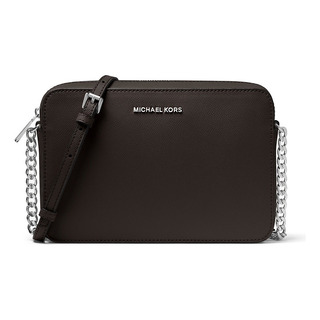 Michael Kors Jet Set Large Saffiano Leather Crossbody Black Michael Kors Jet Set Large Saffiano Leather Crossbody Black