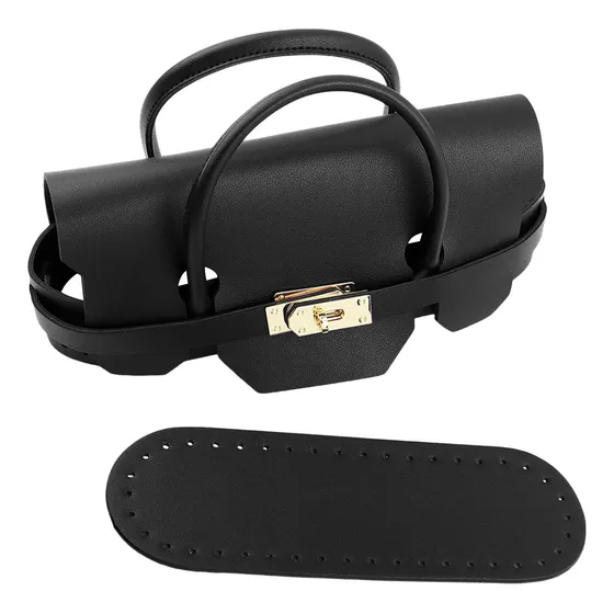 Base Inferior De Bolsa De Ganchillo, Piezas Para Hacer Negro