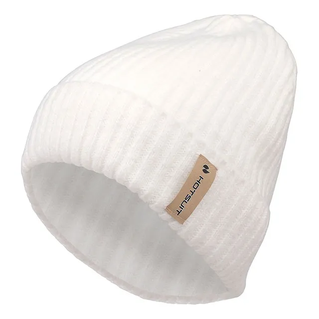Gorro De Punto Clásico Mujer Cálido Polar Invierno