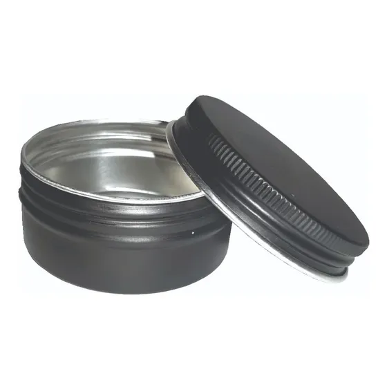 Lata De Aluminio De 50ml Negro Pack Por 10 Unidades