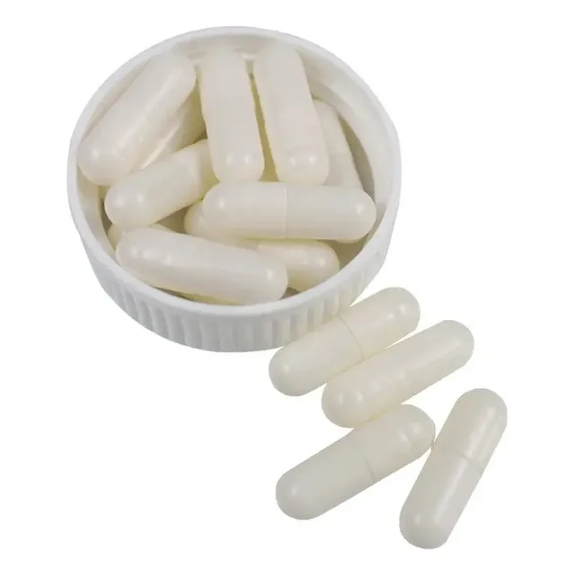 500 Capsulas Vacias De Gelatina #0 En Color Blanco-blanco