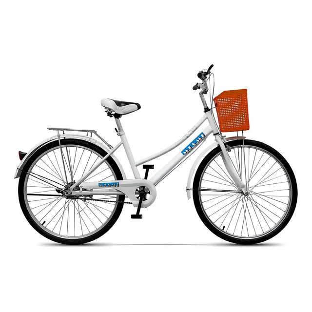 Bicicleta paseo femenina Expert Bikes Miami R26 color blanco