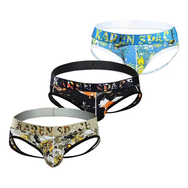Calzoncillos Suspensorios Moda Para Hombre 3 Pzs Arjen Kroos