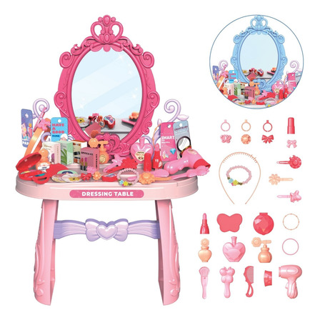 Penteadeira Infantil Com Acessórios Para Menina Princesa Penteadeira Infantil Com Acessórios Para Menina Princesa