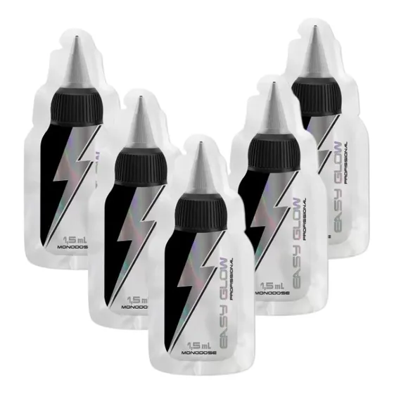 5 Un Monodose Tinta Tatuagem Raven Black Easy Glow Tattoo