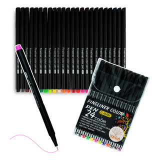 24 Estilografos Fineliner Lápiz De Dibujo Bosquejo Rotulador 24 Estilografos Fineliner Lápiz De Dibujo Bosquejo Rotulador