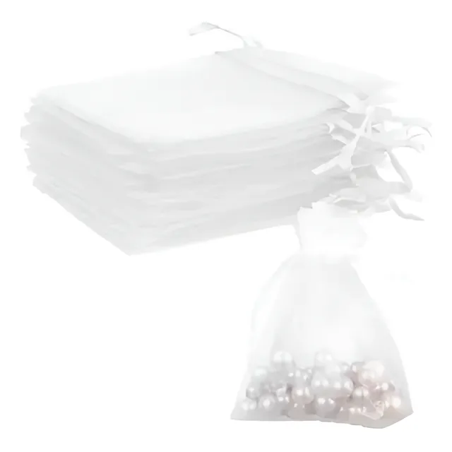 Bolsas De Organza - 50 Unidades - 9 X 7 Cm          (1818)