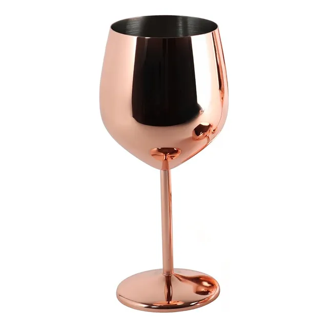 Copa De Vino Diseño De Acero Inoxidable 500 Cc