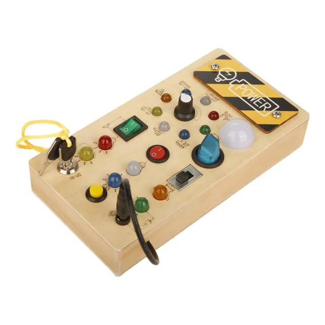 Tablero De Actividad Led Montessori, Juguete De Estilo B