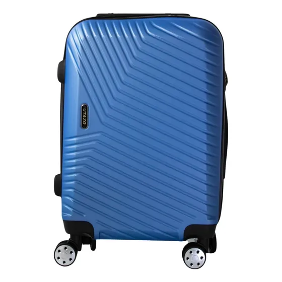 Maleta Utazo Maleta De Cabina 38cm De Ancho X 55cm De Alto X 22cm De Profundidad Color Azul Diseño Liso