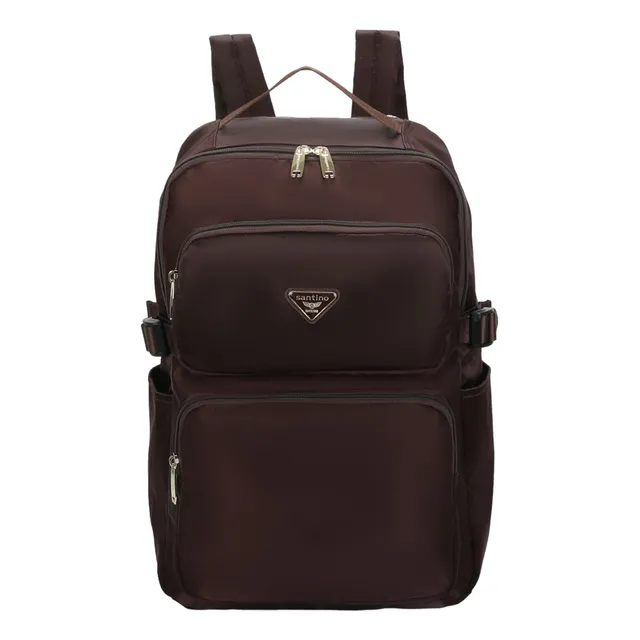 Bolsa Mochila Hazel Nylon Santino Marrom Sab410u11 Bolsa Mochila Hazel Nylon Santino Marrom Sab410u11