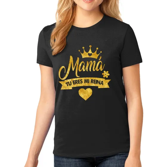Franela Día Las Madres Mamá Estampados Dorado Personalizadas