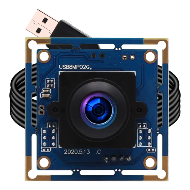 Cámara Usb Elp De 8mp Con Lente Ojo De Pez De