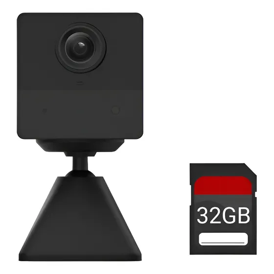Kit Camara Seguridad Ezviz Bc2 2mp Magnetica + Microsd 32gb