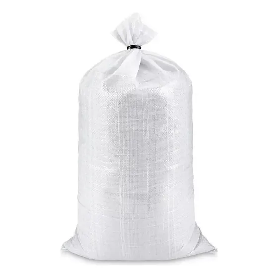 Saco Costal De Rafia 54x100cm Blanco Nuevo 50kg (10pzs)