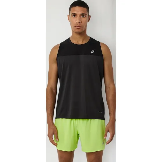 Bividi Asics Race Singlet Black/graphite Grey Hombre