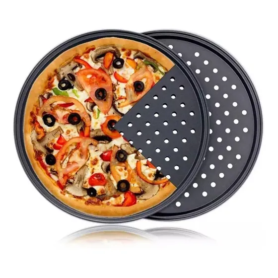 Bandeja Perforada Para Pizza 32cm 