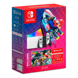 Consola Nintendo Switch 64gb Oled Mario Kart 8 Deluxe Consola Nintendo Switch 64gb Oled Mario Kart 8 Deluxe