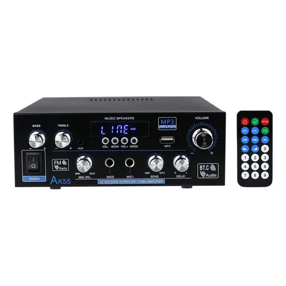 Amplificador De Potência Amplificador De Som Portátil