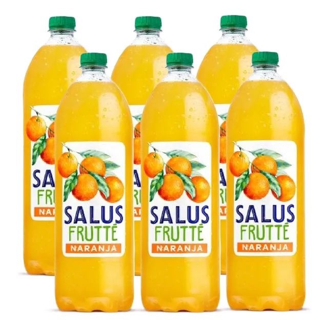 Agua Saborizada Naranja Salus Frutte 1.5 L. Pack X 6