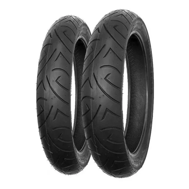Combo Llantas 90/90/17 Y 120/80/17 Knt 198 Apache Pulsar R3
