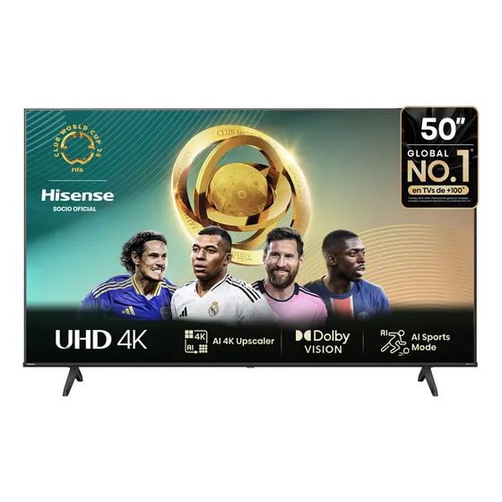 Smart Tv 50a6n 50 Pulgadas Negro Hisense