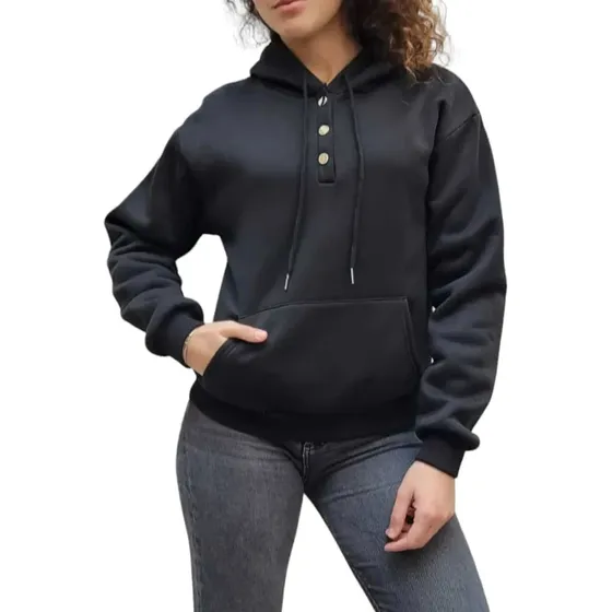 Sueter Sweater De Dama Con Capucha