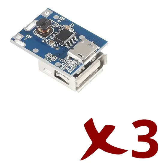 Modulo Power Bank Carga Y Descarga Batería Usb 134n3p
