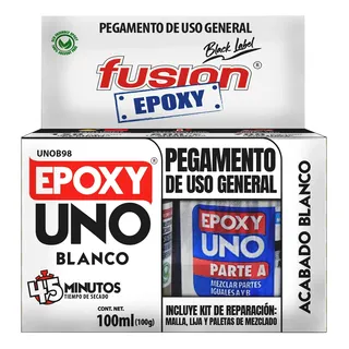Adhesivo Epóxico EPOXY UNO BLANCO para alta temperatura y resistencia