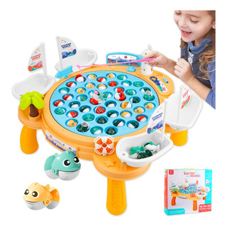 Aosihui Juguete De Pesca Niños Magnetic Peces Rotación Musica 76 Pzs Aosihui Juguete De Pesca Niños Magnetic Peces Rotación Musica 76 Pzs