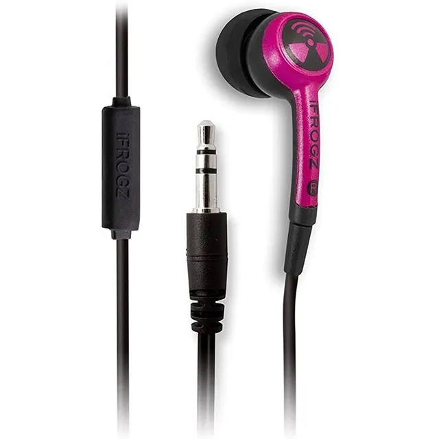Zagg Ifrogz Earpollution Auriculares Plugz Con Microfono, Ro