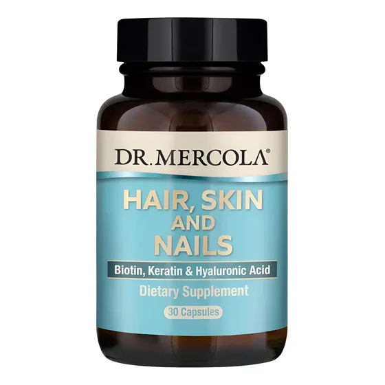 Suplemento Dr. Mercola Hair, Skin Y Nails 30 Capsulas