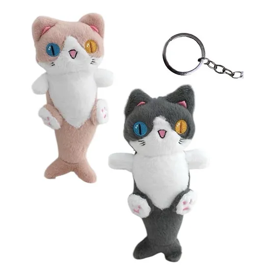 Llaveros De Peluche Tiburón, Pez Gato Y Conejos Super Suaves