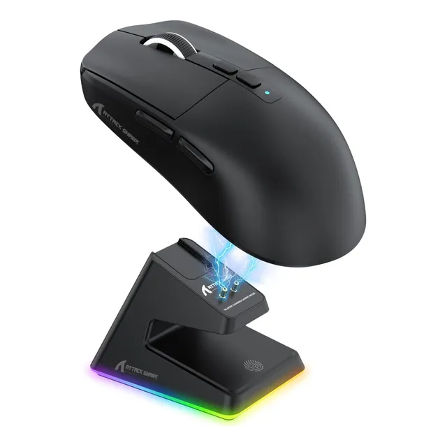 Mouse Inalámbrico Ligero  Attack Shark X6 Color Blanco