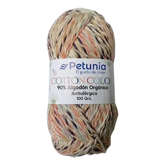Lana Petunia Cotton Color Algodon 100 Gramos