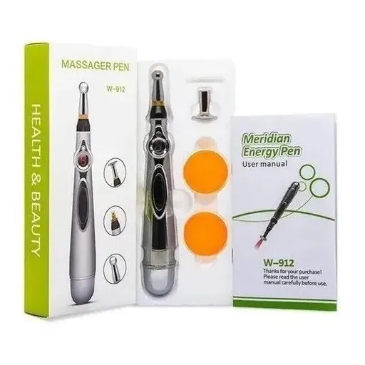 Pluma Masaje Acupuntura, Lapicero Eléctrico, Masaje Cara