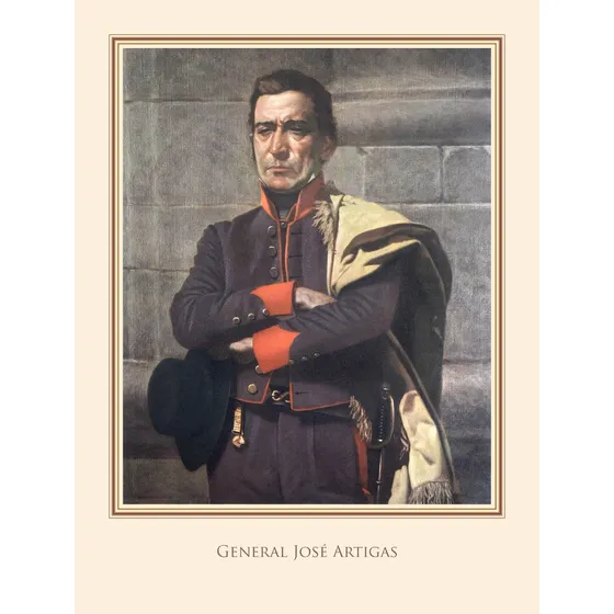 Lamina Artigas Nueva Cartulina Gruesa Formato Grande 52 X 42