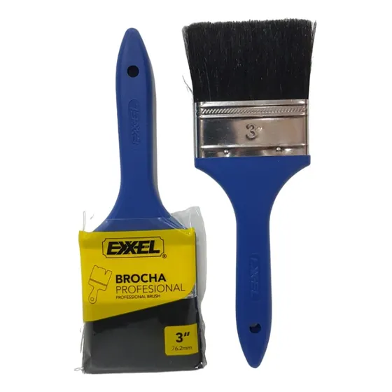 Brocha 3 PuLG Para Pintar Marca Exxel X 2 Unidades