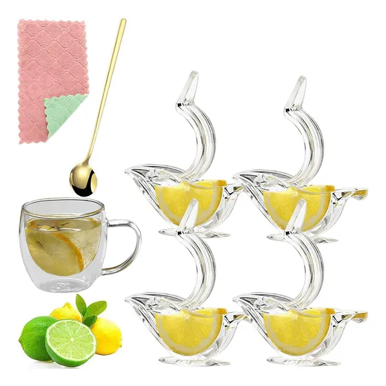 6 Exprimidor Manual Limon Pajaro Boquilla Vertido Para