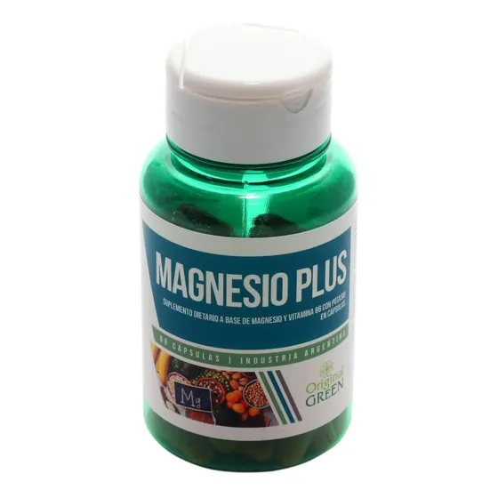 Magnesio + Potasio (músculos Sanos) - 60 Cápsulas Original Green