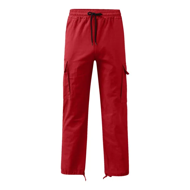 Mynkyll Hombr Calle Casual Deporte Multi Bolsillo Pie Cuerda